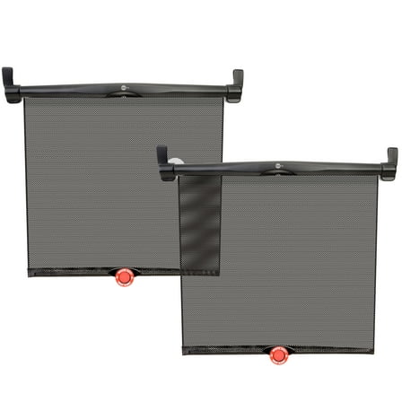 SafeFit® SafeTemp™ Universal Baby Car Sunshades, Crash-Tested, Black, Unisex, 2 Pack