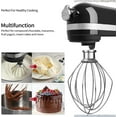 thumbnail image 4 of Whisk Attachment, K45WW Wire Whip Attachment for Tilt-Head Stand Mixer for KitchenAid Stainless Steel Egg Cream Stirrer, Flour Cake Balloon Whisk, 4 of 5