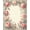 Pink, Pattern 1, variant on Flatwoven High Traffic Area Rug, Vintage Cottage Floral Round with Elegant Rose, Non Slip, Stain Resistant, Washable Area Rugs for Living Room, Bedroom(Pink, 2X3)