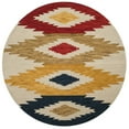 thumbnail image 4 of SAFAVIEH Aspen Mladen Southwestern Wool Area Rug, Ivory/Multi, 2' x 3', 4 of 10