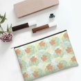 thumbnail image 6 of Kdxio Tropical Flowers Makeup Bag Toiletry Bag Canvas Makeup Bags Zipper Cosmetic Pouch Travel Cosmetic Pouch for Women Gifts, 6 of 7