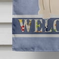thumbnail image 4 of Caroline's Treasures BB5719CHF Bull Terrier White Welcome Flag Canvas House Size , Large, multicolor, 4 of 4