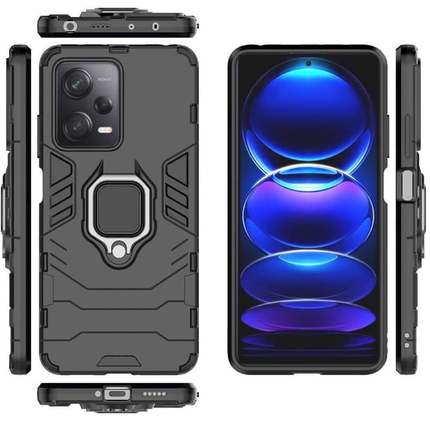 Funda Para Xiaomi Redmi Note 12 Pro+ - Con Anillo Giratorio, Cubierta Deslizante Cámara, PC+TPU, Soporte Magnético - Protección Total Y Práctica