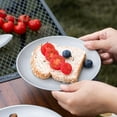 thumbnail image 2 of Pure Titanium Camping Plate Ultralight Titanium Dish, Outdoor Backpacking/Hiking Cookware for Picnic/Salad, 2 of 6