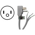 thumbnail image 1 of Certified Appliance Accessories(R) 15-0346 15-Amp 90deg -Plug Appliance Power Cord, 6ft, 1 of 6