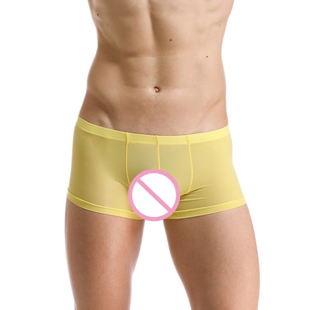 Boxer de nailon sexy para hombre, pantalones cortos deportivos, ropa interior transpirable, calzoncillos sin costuras para hombre y niño Inevent FS5908-05