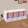 thumbnail image 7 of 24 Slots Paper Mail Organizer, Literature Organizer for Classroom, Desktop File Sorter for Office, Mail Center Paper Storage for Home & Office Mailbox School Classroom Keepers (White), 7 of 7