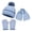 ZE-Sky Blue, variant on Splozh Winter Scarf for Girls Cute Rabbit Plush Children's Scarf Autumn and Winter Cartoon Simple Christmas Warm Scarf Black,One Size