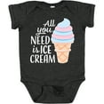 thumbnail image 3 of Inktastic All You Need is Ice Cream with Ice Cream Cone Boys or Girls Baby Bodysuit, 3 of 5