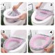 thumbnail image 2 of 4pcs Hot Stretch Toilet Universal Washable Toilet Seat Cushion Soft Thick Fabric Toilet Seat Cover Toilet Seat Cover. Seat Heater Seat Cover, 2 of 4