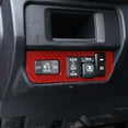thumbnail image 4 of TINKI Fit for Tacoma 2015 2016 2017 2018 2019 2020 2021 2022 2023 Soft Carbon Fiber Car Interior Accessory,Central Control Rear Tail Window Switch Decorative Sticker, 4 of 15
