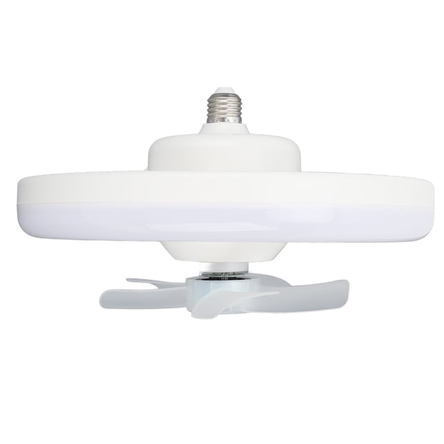 Ventilador De Techo LED, Luz De Ventilador De Techo Regulable 85-265V ABS 3 Velocidades Giratorio De 360 grados 11,8 Pulgadas Para Dormitorio