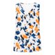 thumbnail image 5 of Mujeres sin Mangas Tops de Verano Moda No Posicionado Impresión Capa Base Camiseta Rayas Cuello en V Superior Casual Diario, 5 of 6