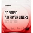 thumbnail image 1 of Chefman Disposable Air Fryer Liners, Heat-Resistant Parchment Paper for Baskets, 100 Pack, 9\u201d Round, 1 of 7
