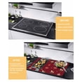 thumbnail image 2 of Large Induction Cooktop Protector Mat Christmas Stove Top Covers for Electric Stove, Winter Xmas Balls Cartoon Cute Weeping Red Decorative Stove Burner Cover Mats, Glass Top Stove Cover, 2 of 7