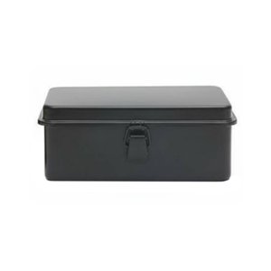 predolo Metal Toolbox Multi-Purpose Metal Tool Storage Heavy Duty Portable Tool Chest for DIY Enthusiasts, Mechanics, Car, Garage, Job Site, Black, 190 Mini
