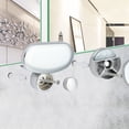 thumbnail image 2 of OULII 10Pcs Silver Metal Mirror Clip for Wall Mounting Bathroom Use Home Accessories, 2 of 8