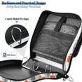 thumbnail image 4 of FORMRS Zipper Binder with Shoulder Strap 2-inch Ring 500 Sheet Capacity File Bag, Cartoon Orange Houses, 4 of 5