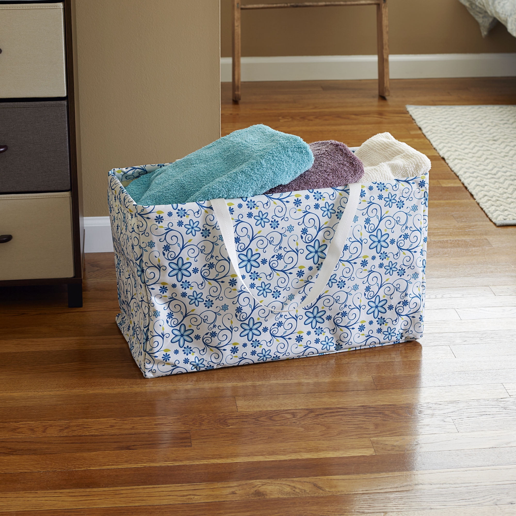 Household Essentials Krush Rectangular Laundry Bag - Blue