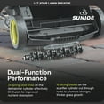 thumbnail image 5 of Sun Joe 15" Electric Dethatcher Scarifier with Removeable 13.2 Gallon Bag, 15 Amp, AJ808E, 5 of 10