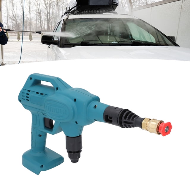 Pistola De Lavado A Presión Inalámbrica, Lavadora A Presión Inalámbrica Autocebante Eléctrico De Litio, Alimentada Por Batería, Filtro Eficaz Para Evitar Fugas Para Puertas Y