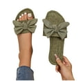 thumbnail image 5 of Bxsruta Bow-Detailed Slide Mules, Summer Casual Shoes for Women, Soft Lining Comfort Beach Footwear, 5 of 8