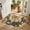 Dark gray, variant on Half Circular Door Mat 16"x24", Blue Abstract Absorbent Non Slip Welcome Mats for Front Door, Modern Marble Yellow Ombre Diatomaceous Entryway Rug for Bathroom Kitchen Apartment Entrance