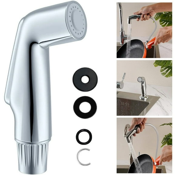 Brushed Nickel Kitchen Sink Side Sprayer Head Replacement for Easy Installation