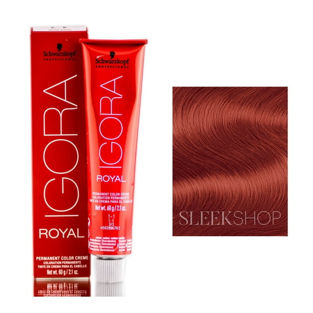0-88 Red Concentrate , Schwarzkopf Professional Igora Royal Permanent Hair  Color Creme Dye ( oz) Hair - Pack of 1 w/ Sleek Teasing Comb -  