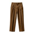 thumbnail image 5 of Bxsruta Women's High Waisted Wide Leg Pants Pleated Front Work Trousers Business Casual Office Bottoms, 5 of 8