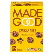 MadeGood Mini-barres granola Chocolat banane biologiques