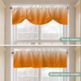 thumbnail image 3 of Tie Up Valance for Windows Orange Polka Dots Ombre Curtains Valances Rod Pocket Valance Window Treatments Gradient Gradual Color Balloon Curtains for Kitchen Living Room Bedroom Bathroom 42x12 Inch, 3 of 9