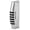Brushed Chrome & Polished Chrome, variant on Vertigo Blitz Single Torch Lighter w/ Fold-Out Punch