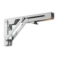 thumbnail image 1 of Elodie Foldable Bracket Space Saving Foldable for Wall Table Triangle Shelf Bracket 12inch, 1 of 8
