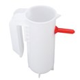 thumbnail image 3 of Taza de alimentación de cordero de 800ML, taza de alimentación de leche de plástico grueso para animales de granja, de pie y colgante en la pared, con tetina y pajita, 3 of 8
