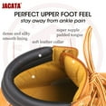 thumbnail image 4 of Jacata Work Boots for Men Soft Toe Non Slip Leather Construction Boots (Wheat Size 10), 4 of 6