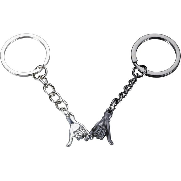 Pinky Promise Gift Couples Matching Gifts for Boyfriend Girlfriend Best Friend Anniversary for Him Her Husband Wife Matching Keychains for Couples Birthday Christmas Easter Basket Stuffers for Adults