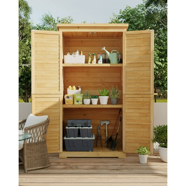 Outdoor storage cheap cabinet walmart