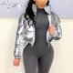 thumbnail image 3 of Parkas de manga larga para mujer, abrigo, chaqueta larga de invierno, chaleco de algodón de manga larga para mujer, 3 of 8