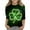 #0195-Multicolor, variant on Cowsor Boys Girls St Patrick s Day Printed 3/4 Sleeve Crewneck Top Casual Holiday Base Layer Tee for 3-9 Years Old