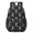 Bigfoot and Human Black Pattern, variant on Bigfoot and Silhouette Blue Pattern 17" Waterproof Oxford School Backpacks for Teens, S-Shape Padded Straps, for School, Travel, Hiking, Camping
