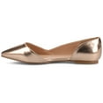 thumbnail image 3 of Journee Womens Cortni Slip On Pointed Toe D'Orsay Flats, Widths Available, 3 of 10