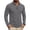 #03 Dark Gray, variant on Men's Quarter Zip Mock Neck Pullovers, Regular Fit Stretch Soft Raglan Sleeve Tops, Active Casual Wear Dark Gray Sizes S-3XL