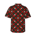thumbnail image 3 of Daiia Christmas With Character Hawaiian Shirt for Men Gentle Cotton Regular Short Sleeve Casual-XX-Large, 3 of 9