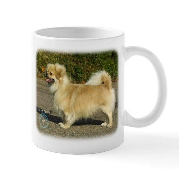 CafePress - Tibetan Spaniel 9B040D 05 Mug - 11 oz Ceramic Mug - Novelty Coffee Tea Cup
