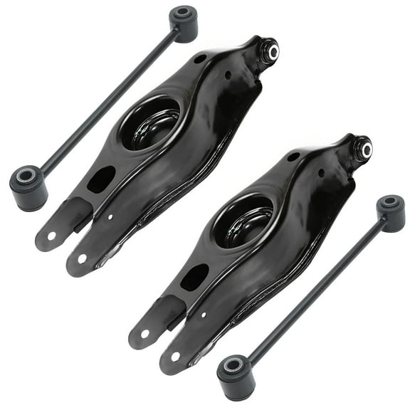 Detroit Axle - 4pc Rear Control Arms Kit for Chrysler 300 Dodge Challenger Charger Magnum, Sway Bars Lower Control Arms 2008 2009 2010 2011 2012 2013 2014 2015 2016 2017 2018 2019 Replacement