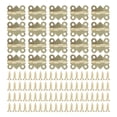 thumbnail image 1 of Wooden Box Hinge, 20 Set Hinge Door Activity Device  For Gift Boxes For Wine Boxes, 1 of 8