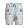 thumbnail image 4 of Wukai Happy Easter Men’s Short Pajama Pants With Pockets Soft Sleep Pj Shorts for Men-3X-Large, 4 of 6