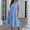 Blue, variant on Sentmoon Comfort Black Dresses for Women Dresses for Women 2024 Casual Fashion Print Short Dresses,Fit & Flare Trendy Women Clothing Black L Up to 40% off