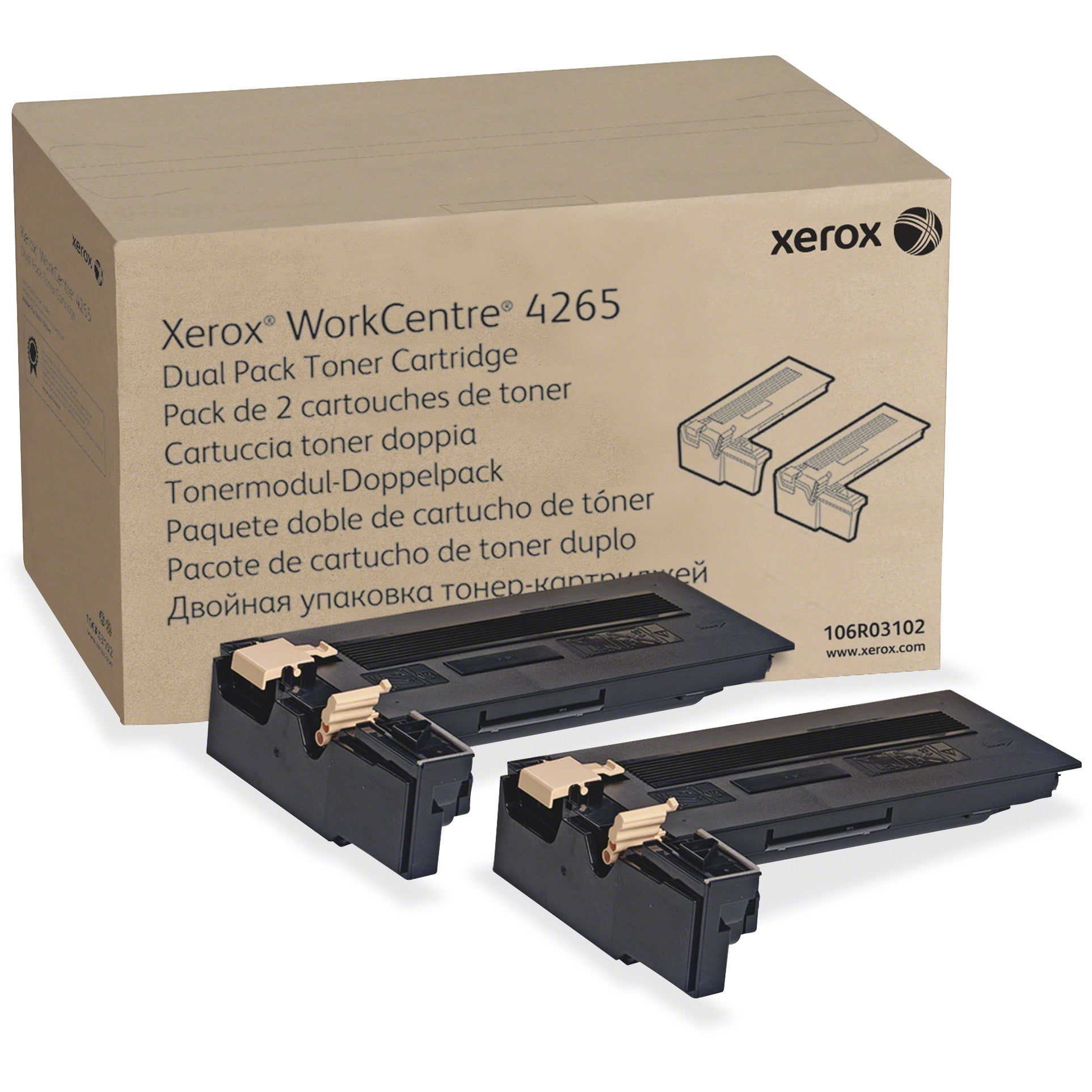 Xerox Original Toner Cartridge, 2 / Each (Quantity)